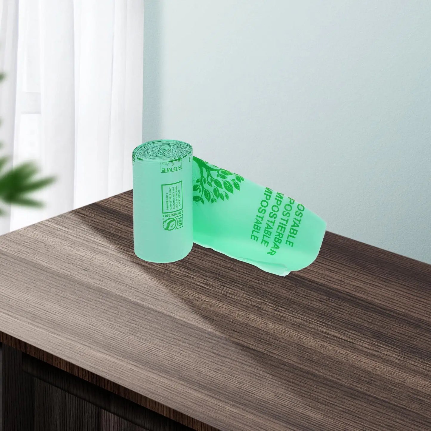 50 Pcs Environmentally Friendly Garbage Bags Biodegradable Corn Starch Pet Waste Compostable Poop Bags Dog Cat Supplies